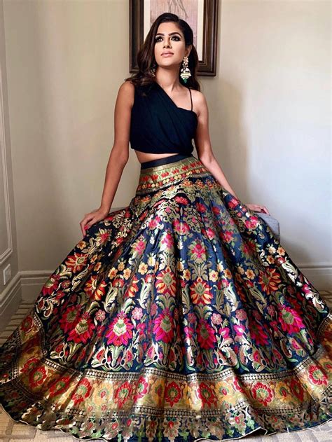 crop top lehenga indian